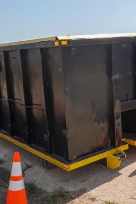 concrete dumpster pads