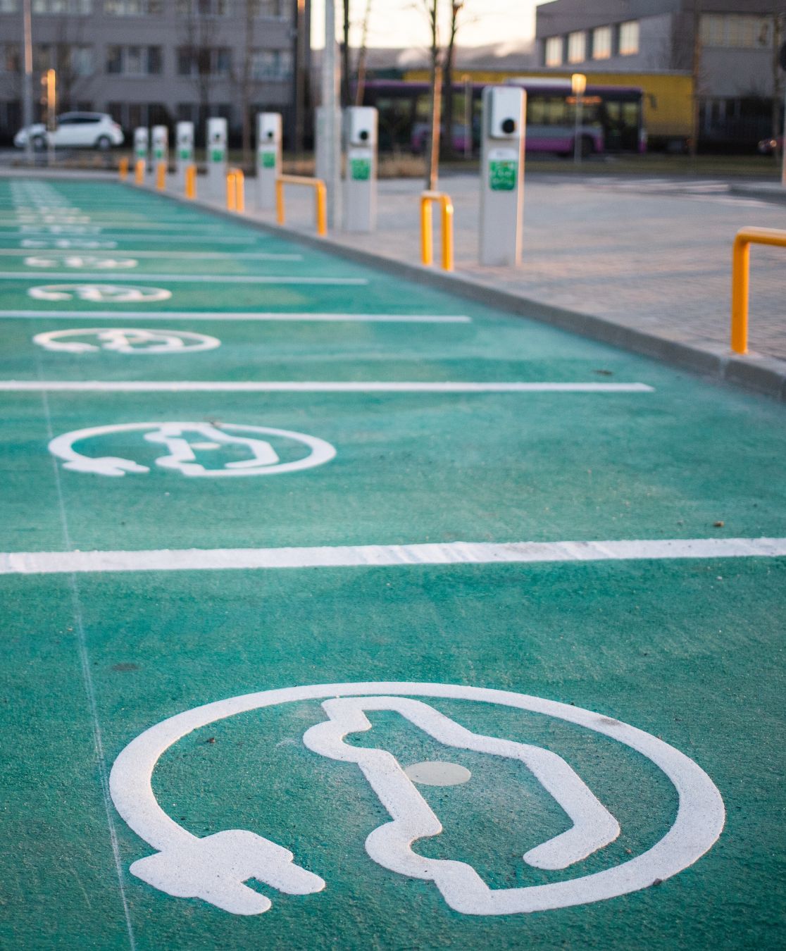 ev charging stall markings