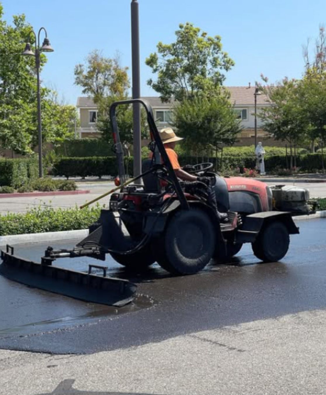 slurry coating services in california parking lot