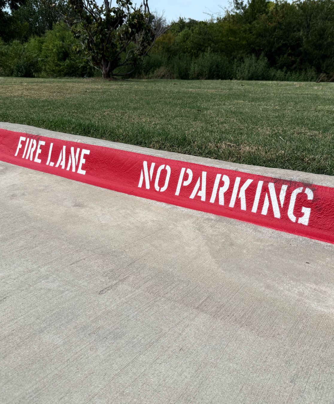 fire lane marking services