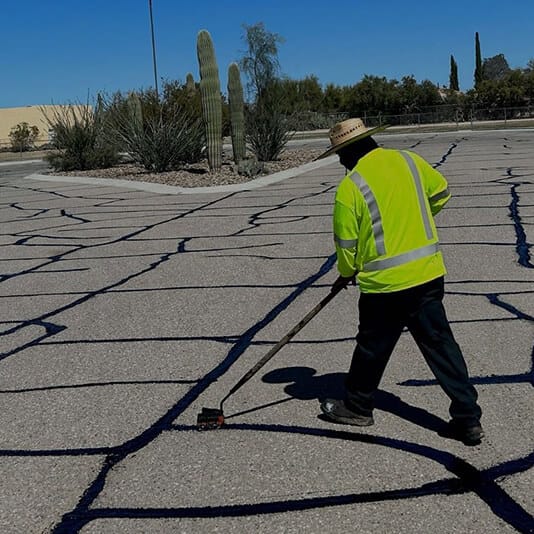 crack filling services