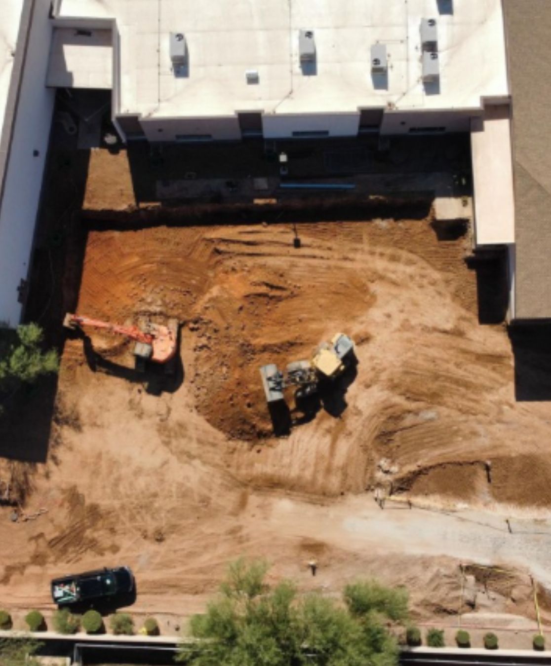 grading for parking lot