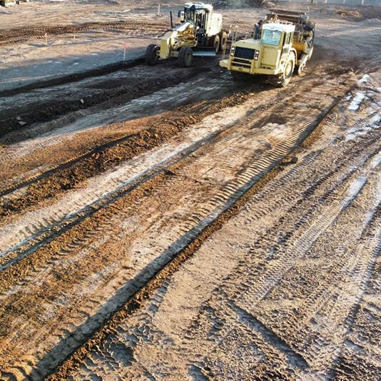 gradind and excavation