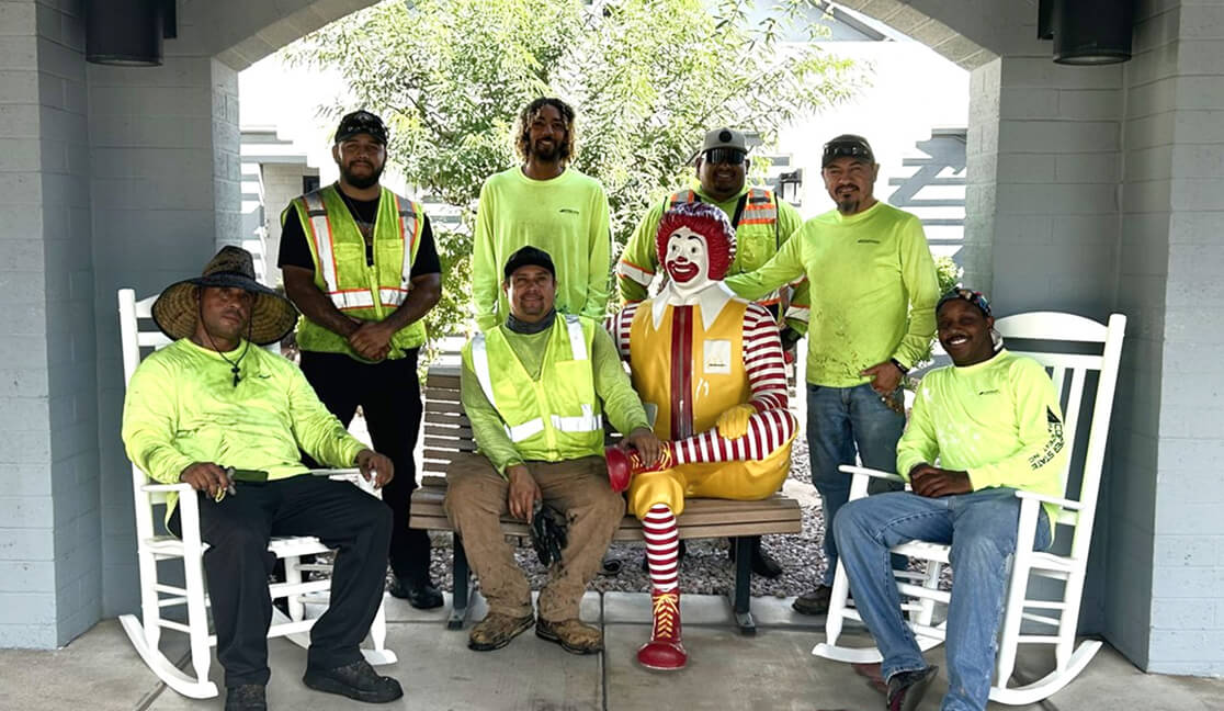 ben's asphalt crew at ronald mcdonald house