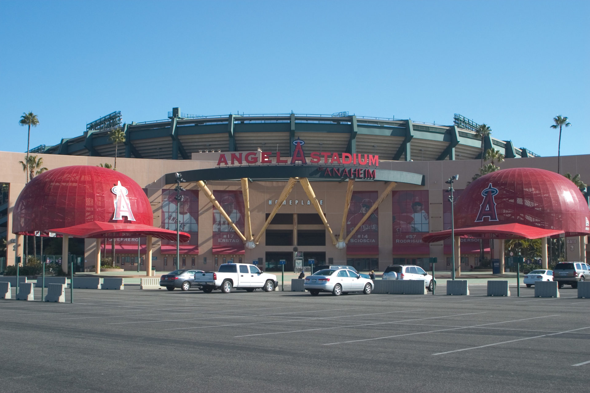 Angels Stadium of Anaheim Parking Lot
