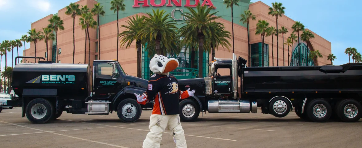 honda center paving maintenance