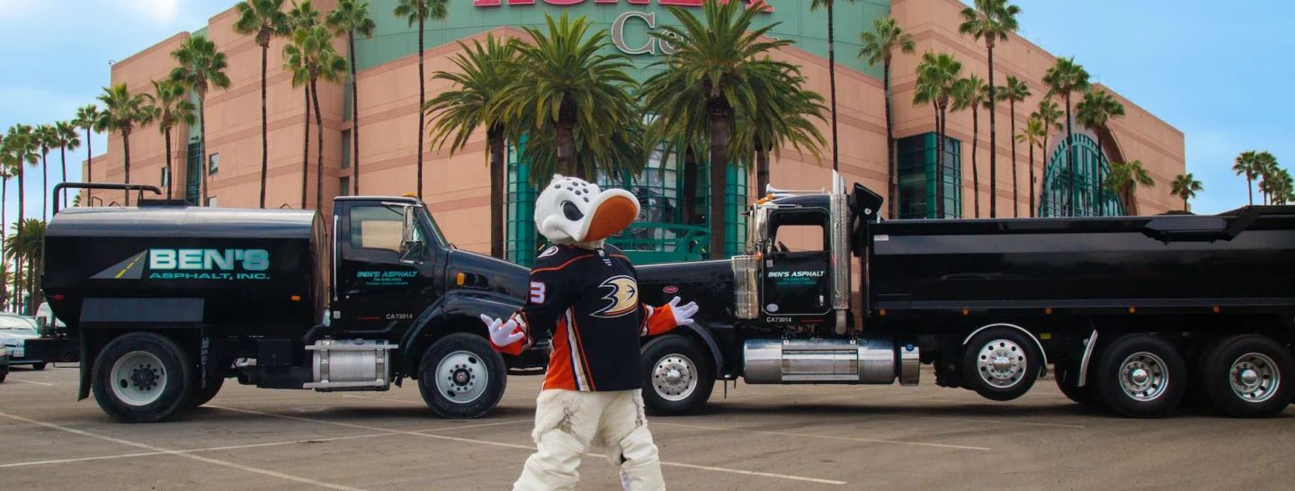 honda center paving maintenance