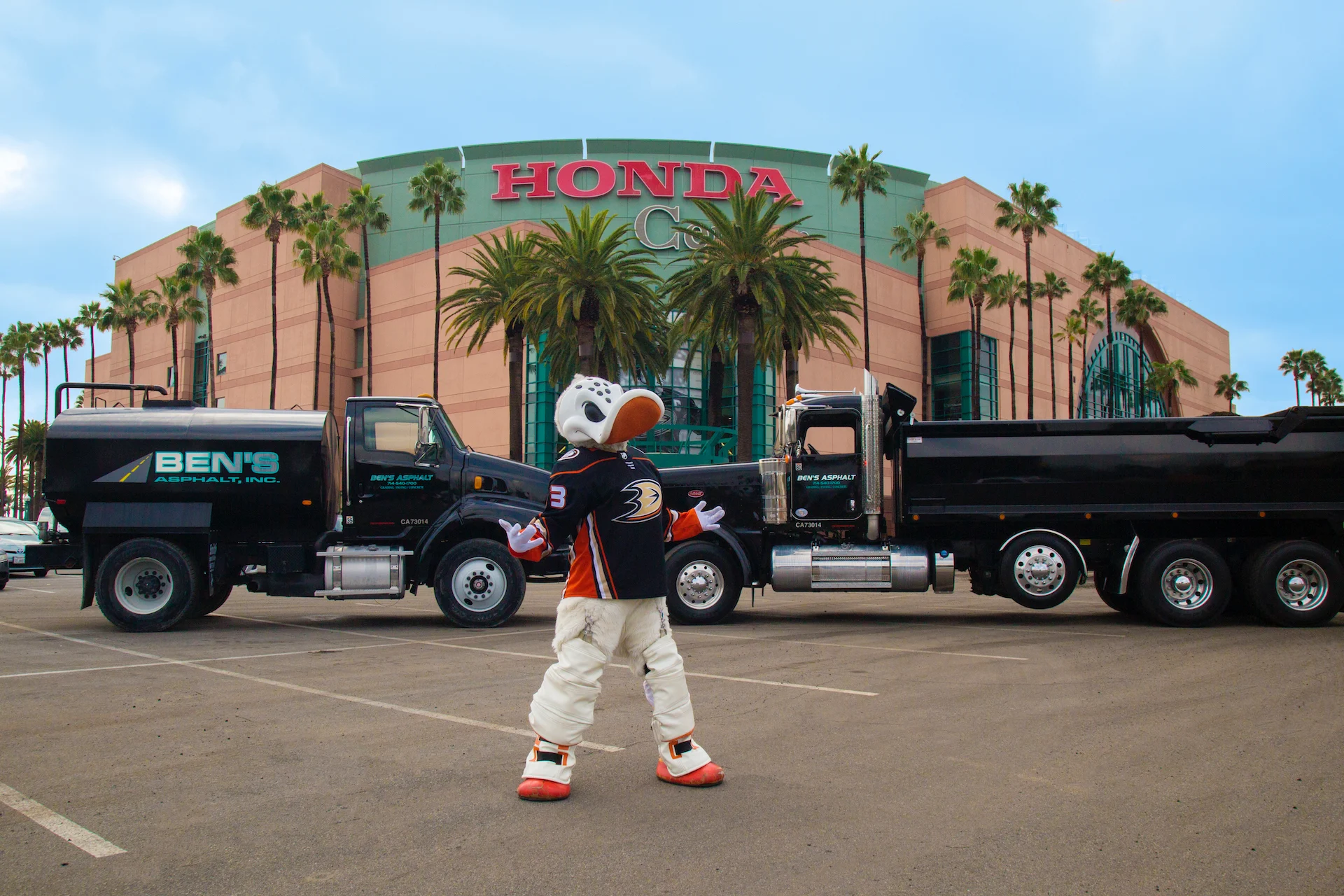 Honda Center Parking Lot Maintenance