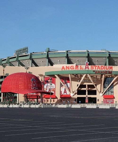 Angels Stadium of Anaheim Parking Lot