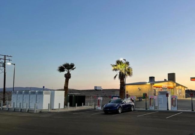yermo ev charging station installation project